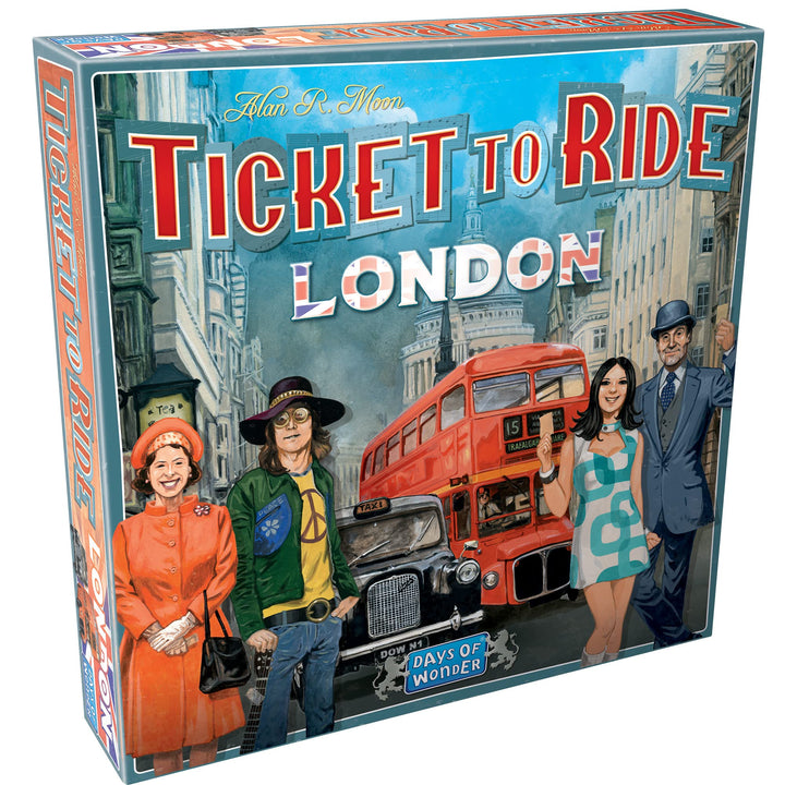 Days of Wonder, Ticket to Ride London Board Game, Ages 8+, for 2 to 4 Players, Average Playtime 10-1