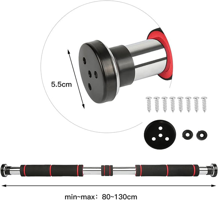 Klimmzugstange für Tuerrahmen Multifunktionen Tür Stange für Home Gym Fitness Geeigneter Türrahmenty