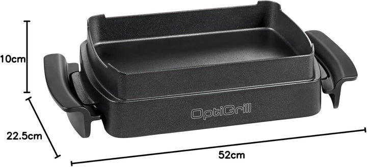 Tefal OptiGrill+ XL Snacking & Backing Antihaft Backschale XA7268 + Rezeptbuch für, 2 Liter, Antihaf