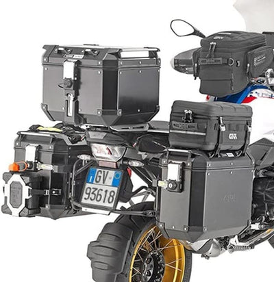 Givi SeitenkofferTräger Stahlrohr für Trekker Outback 40 Grün / Blau / Braun, 40 Grün / Blau / Braun