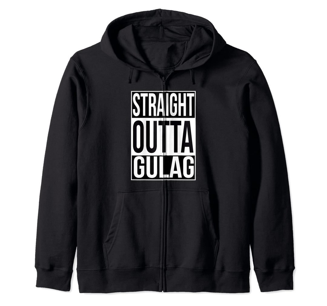 Straight Outta Gulag Kapuzenjacke