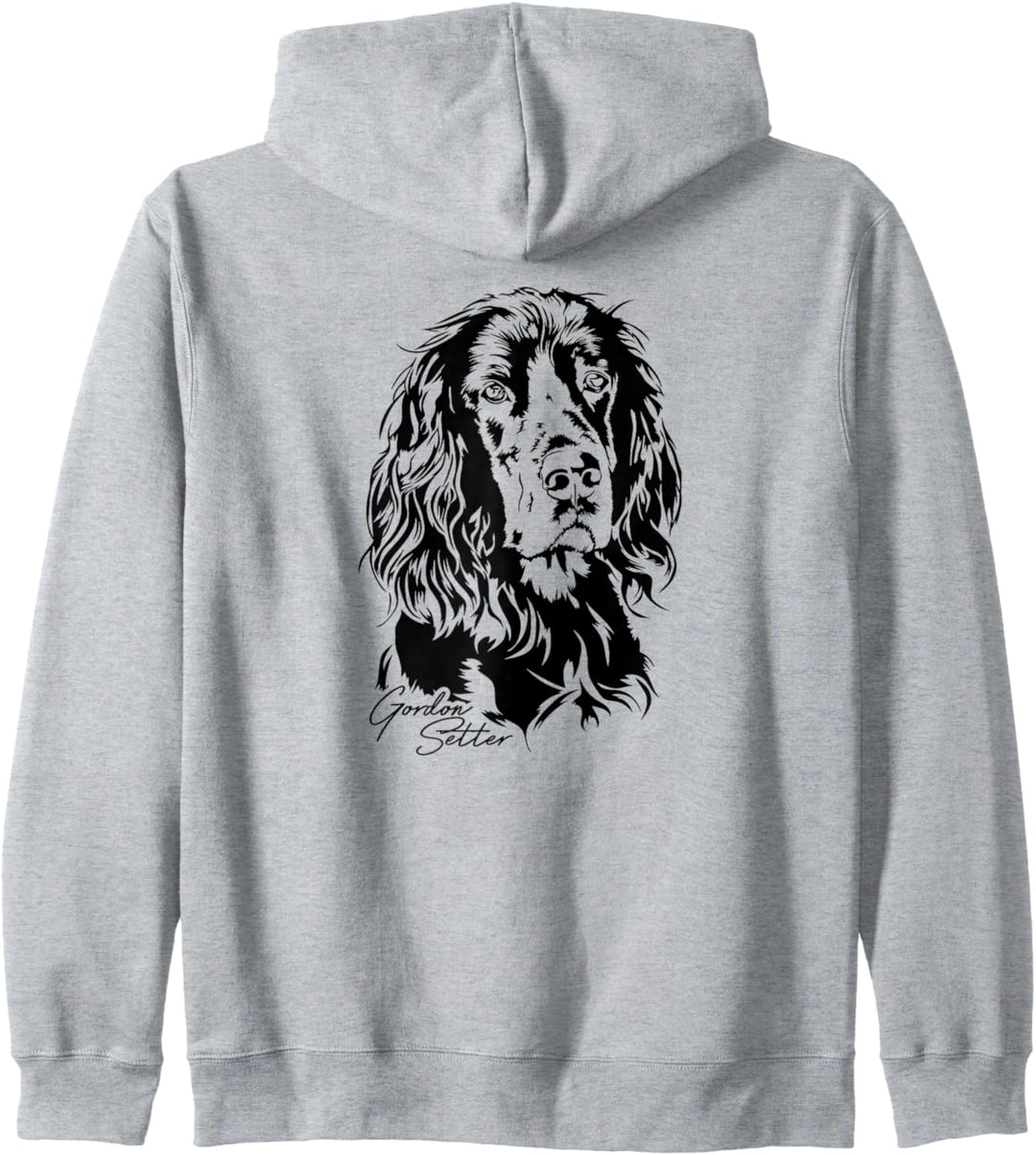 Gordon Setter Hund Hunde Jagdhunde Hundeportrait Kapuzenjacke
