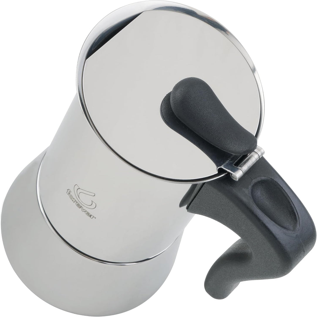 KAUFGUT 121312 Miss Splendy Edelstahl 4 Tassen Kaffeebereiter, 600 g, mehrfarbig