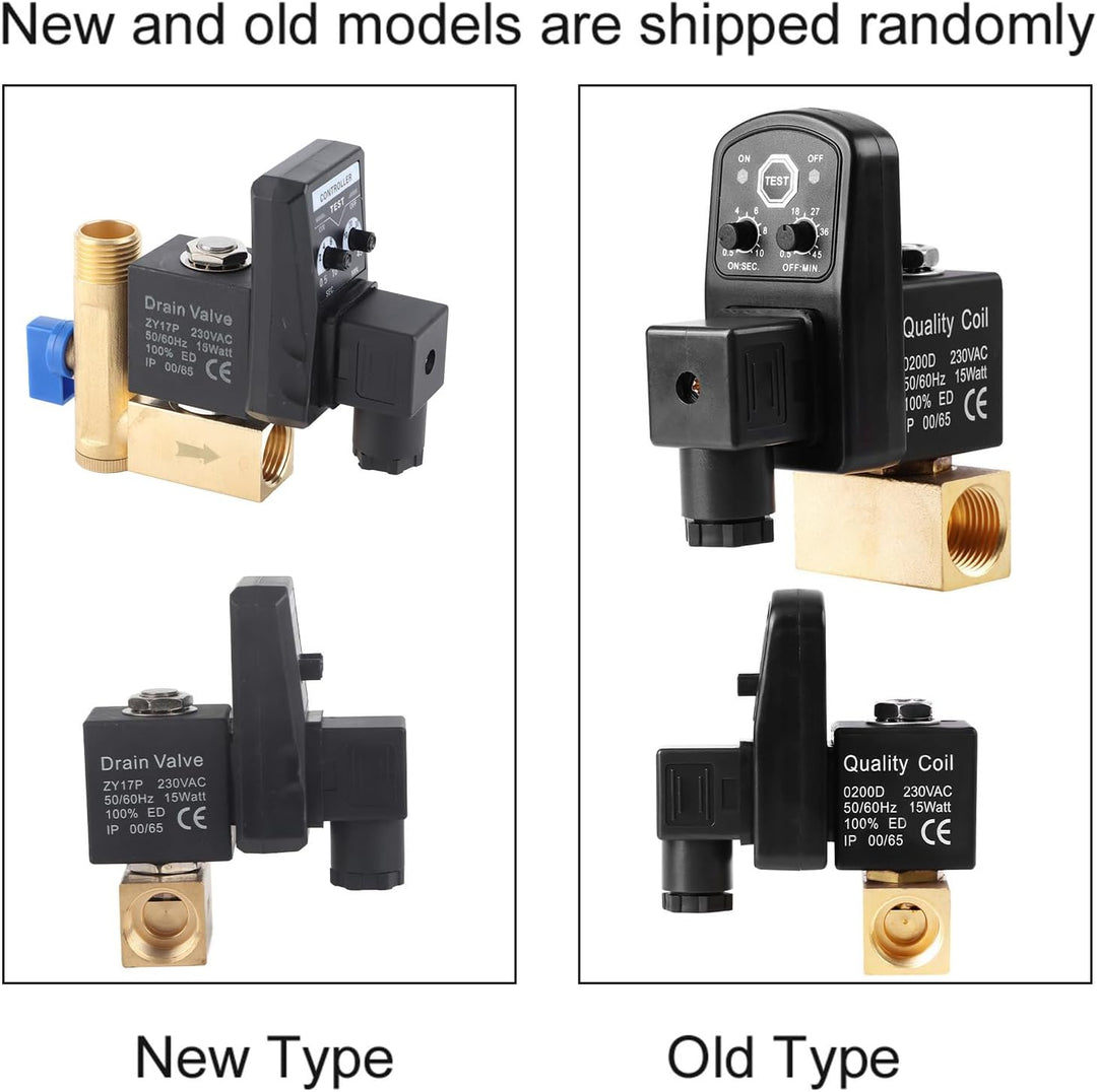 Automatisches Ablassventil Pneumatische Regelventile G1 / 2 DN15 elektronisches zeitgesteuertes Abla