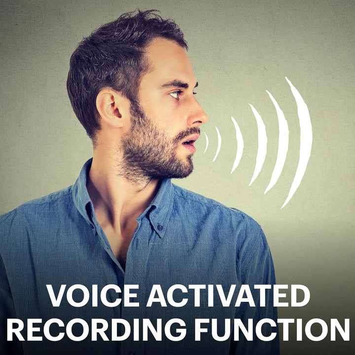 KODAK Hohe Intensität VRC450 digitaler Voice Recorder | Sprachgesteuertes wiederaufladbares Mini Dik