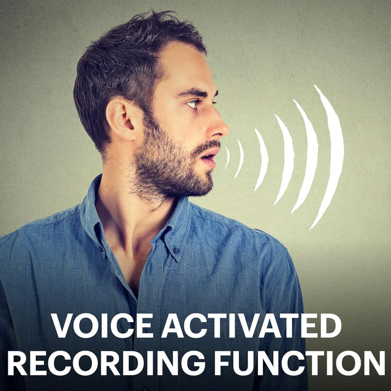 KODAK Hohe Intensität VRC350 digitaler Voice Recorder | Sprachgesteuertes wiederaufladbares Mini Dik