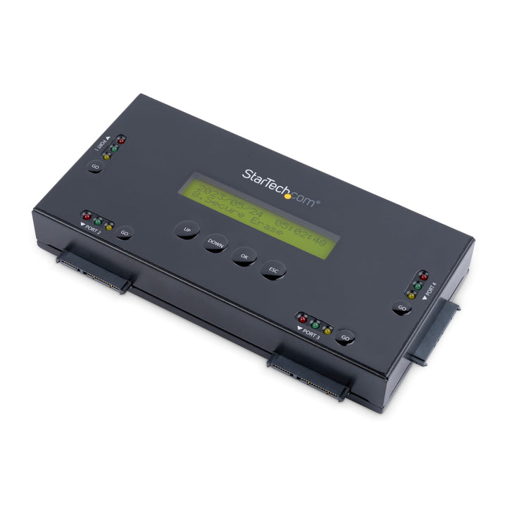 StarTech.com SSD/HDD Festplattenlöschgerät mit 4 Steckplätzen - 2,5" & 3,5" SATA - Selbständiges Sic