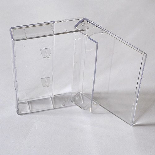 Musik-Cassettenhüllen/Leerhüllen, MC-Kassetten-Hüllen, transparent-hochklar (200 Stück)
