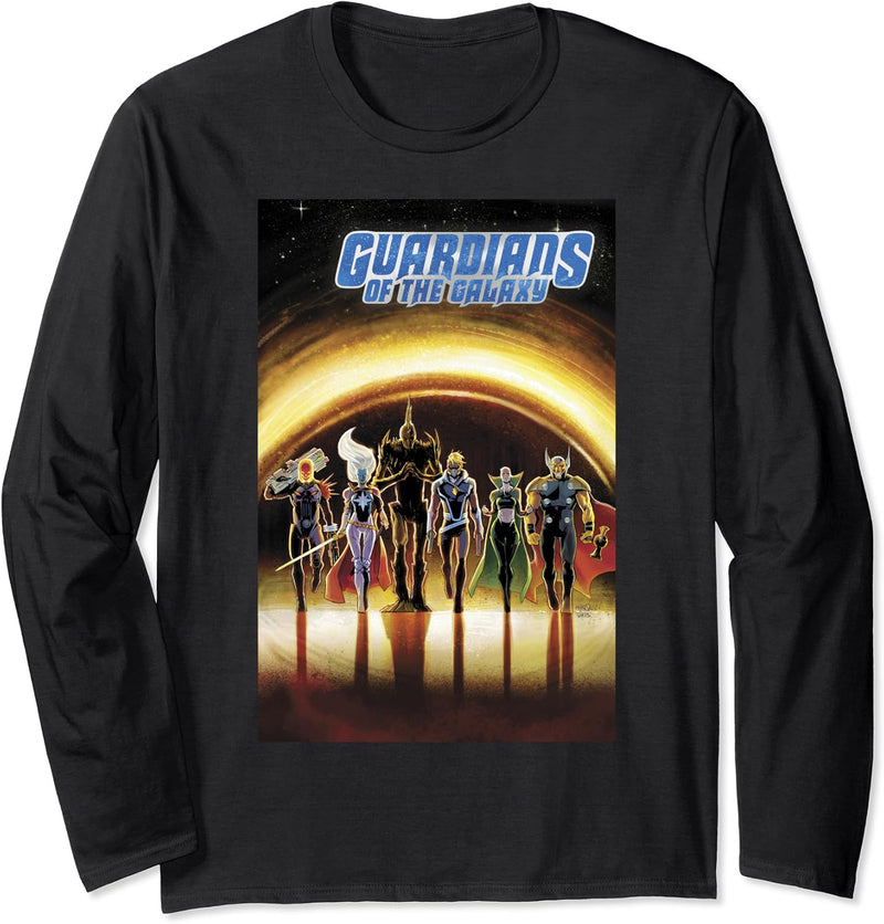 Marvel Classic Guardians Of The Galaxy Cover Langarmshirt