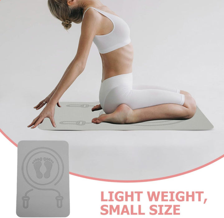 Tpe Sprungmatte Rutschfest Rund für Seilspringen, 1 Stück | Leicht zu Bewegen, für Sport und Yoga, D