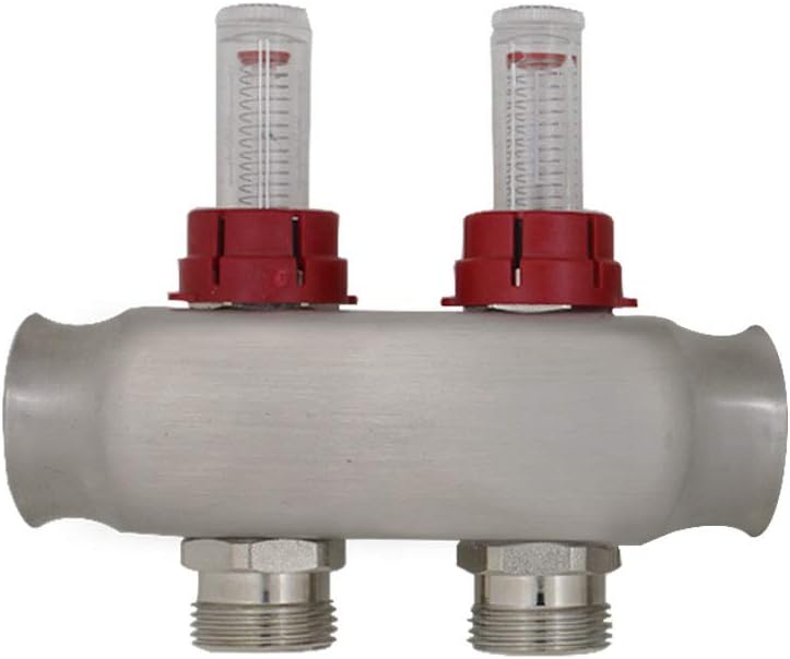 Heizkreisverteiler 2 3 4 5 6 7 8 9 10 11 12 heizkreise mit durchflussmesser durchflussanzeiger fussb