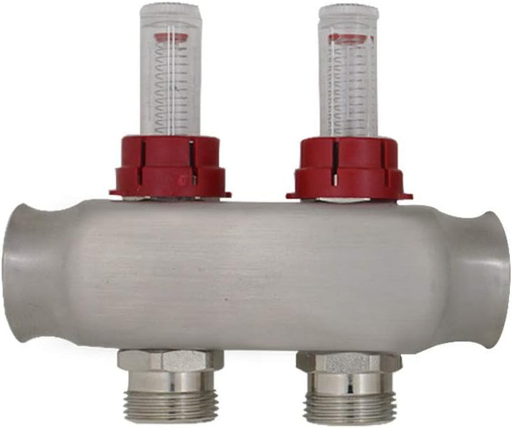 Heizkreisverteiler 2 3 4 5 6 7 8 9 10 11 12 heizkreise mit durchflussmesser durchflussanzeiger fussb