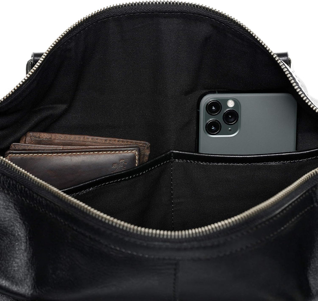 SID & VAIN Weekender Seattle aus Premium Leder I Sporttasche gross für Herren und Damen I Reisetasch