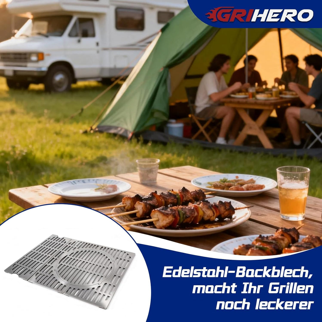 Edelstahl Switch Grid Rost-In-Rost System Mit Enders Boston 3, Landmann Triton 3 & 4, Barbecook Manu
