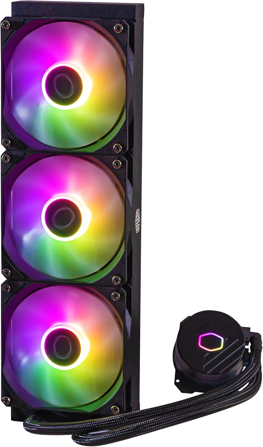 Cooler Master MasterLiquid 360L Core ARGB Wasserkühlung - CPU-Flüssigkeitskühler mit Zweikammer-Gen-
