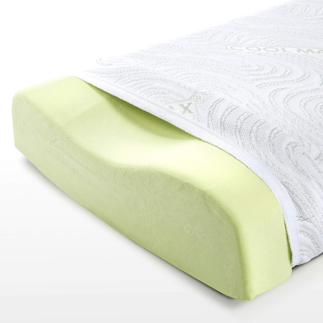 Caleffi Anatomisch geformtes Memory Kopfkissen, Coolmax, Einzigartig, Standard