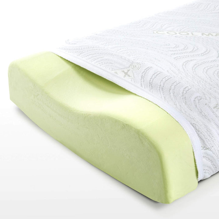 Caleffi Anatomisch geformtes Memory Kopfkissen, Coolmax, Einzigartig, Standard