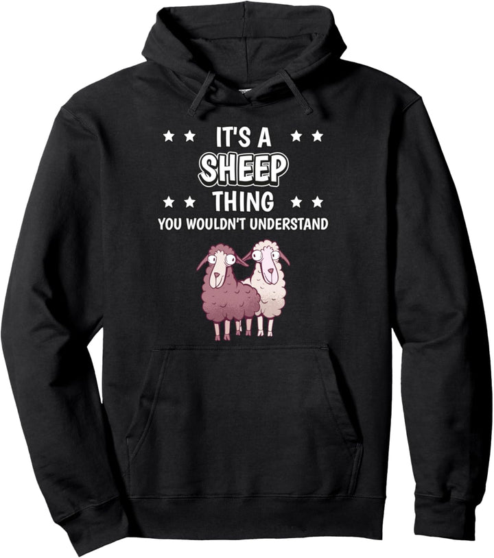 Ist so ein Schaf Ding Lustiger Spruch Schafe Pullover Hoodie