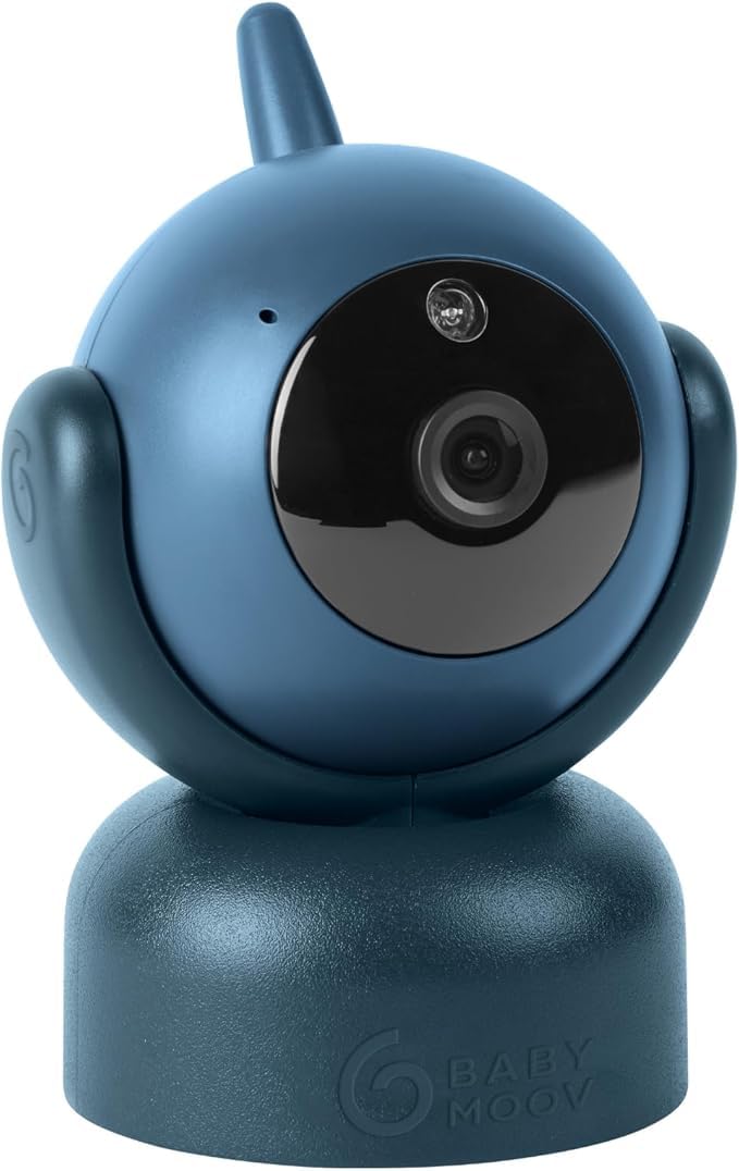Babymoov Zusatzkamera YOO Master+ HD – 360°-Kamera, Nachtsicht & Zoom, VOX-Modus, 8 Schlaflieder, Re