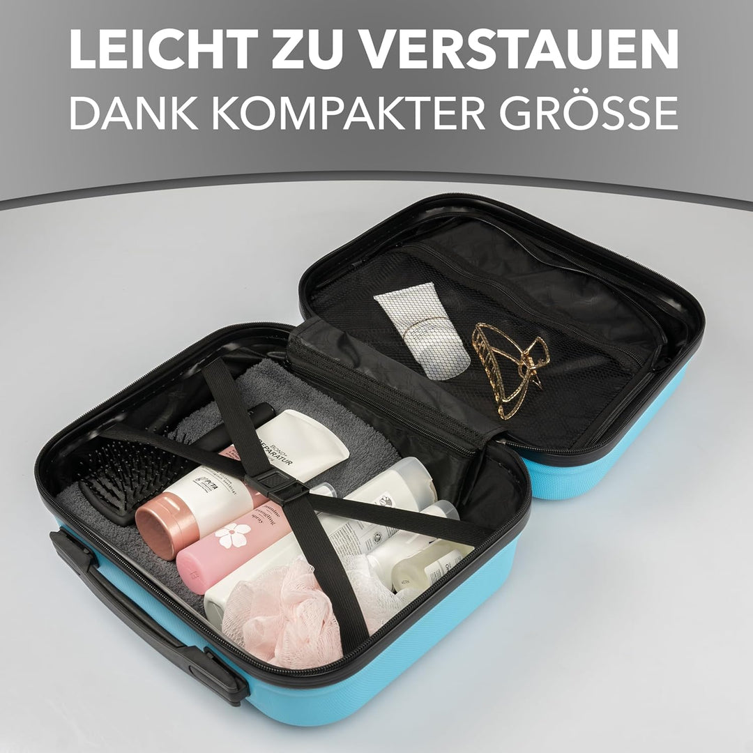 Xonic® Design Kosmetikkoffer aus ABS Hartschale – Robustes Beautycase als Handgepäck - Kosmetiktasch