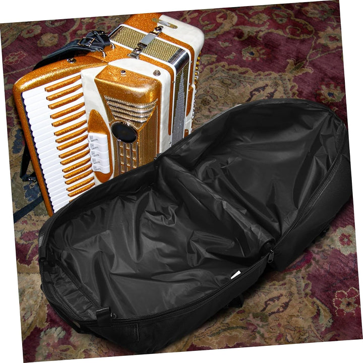 Akkordeon Rucksack Grosse Kapazität Schwarz für 48/60/72 Bässe