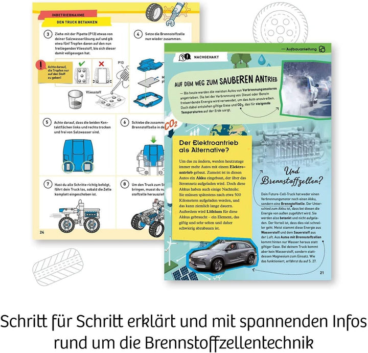 KOSMOS 620745 Future Cell-Truck, Entdecke Innovative Brennstoffzellen-Technik. Bausatz für Spielzeug