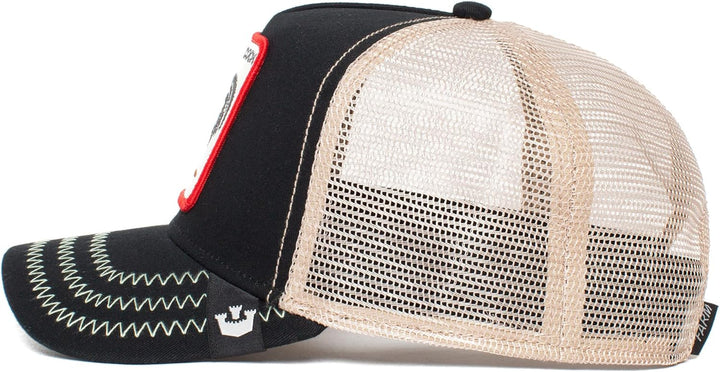 Goorin Bros. Herren The Farm A-Frame Trucker-Kappe Baseballkappe Einheitsgrösse Black the Cock, Einh