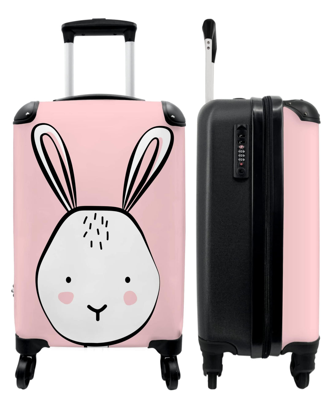 NoBoringSuitcases.com® Koffer Handgepäck - Kinderkoffer Mädchen, Reisekoffer Kinder, Leichtgewicht,
