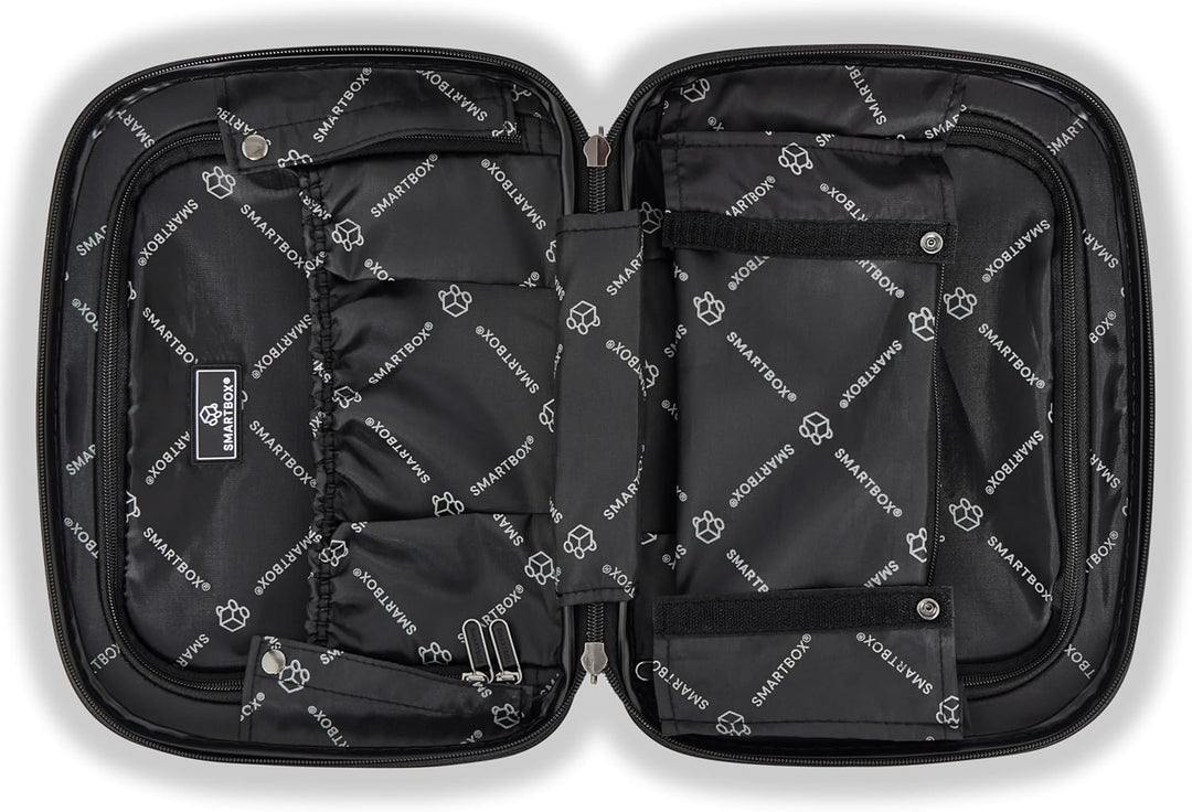SMARTBOX Hartschalen Handgepäck Kosmetik-Koffer | Stabiles Beauty-Case mit Aufsteckfunktion | 34 x 1