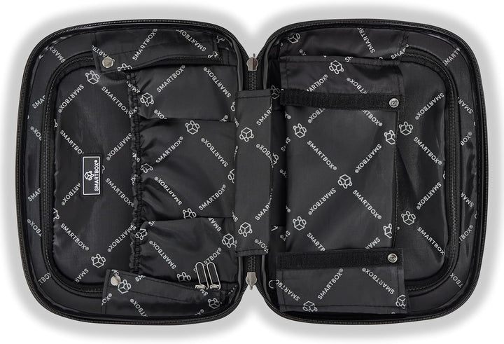 SMARTBOX Hartschalen Handgepäck Kosmetik-Koffer | Stabiles Beauty-Case mit Aufsteckfunktion | 34 x 1