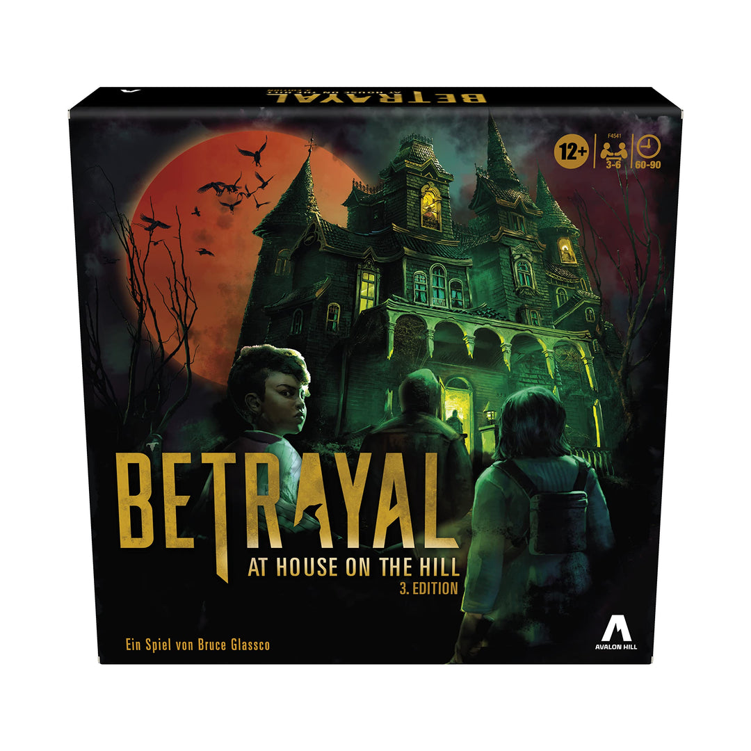 Hasbro Betrayal at House on The Hill dritte Auflage, kooperatives Brettspiel ab 12 Jahren, 3-6 Spiel