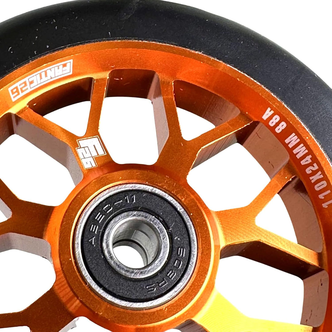 Fantic26 Spy7 Stunt Scooter Rolle I Trick I Tret I Kinder I Roller I Wheel I 110mm I ABEC 11 I Schne