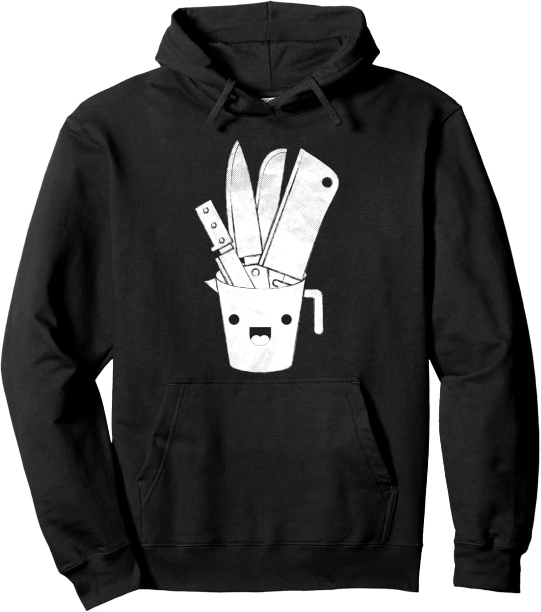 Lustige Kochutensilien Küchenchef kulinarisch niedlich Pullover Hoodie