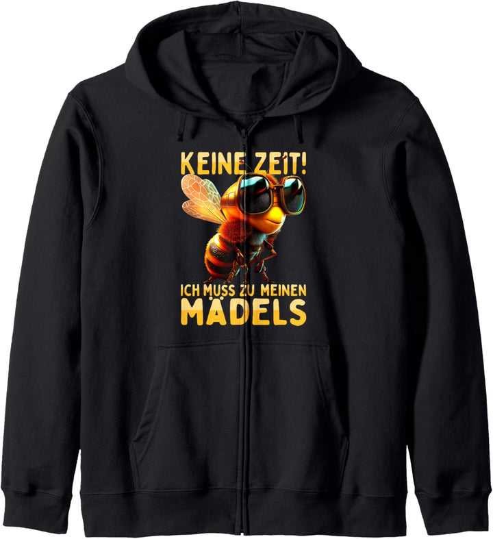 Keine Zeit Ich Muss Zu Meinen Mädels Bienenzüchter Bienen Kapuzenjacke