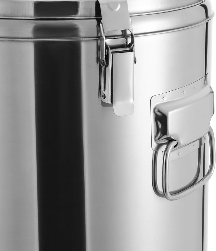 Thermobehälter Essen 10L/20L/30L, Lsolierter Suppenbehälter aus Edelstahl, Thermobehälter für Essen,