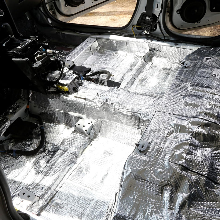 X AUTOHAUX 197mil 11.1sqft Autozellenschaum 5mm Schallschutzisolierung Dämmmatte Auto Schallschutzma