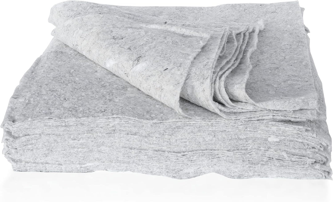 Eco-Werk Ölsaugtücher ca. 38 x 40 cm Ölbindetücher Poliertücher ca. 350 Stück, 10 kg, Beste Qualität