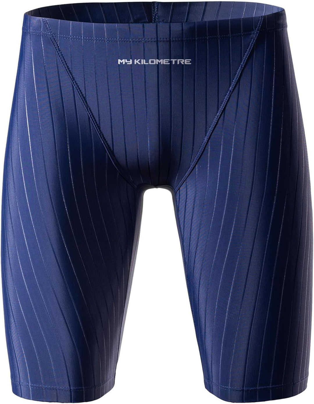 MY KILOMETRE Herren Jammers Lang Badehose Schwimmen Badeanzug Jammer Reines Blau S, Reines Blau S