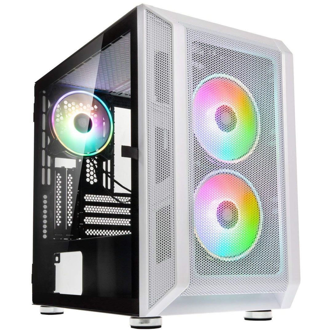 KOLINK Citadel Mesh Micro-ATX RGB Gehäuse, Computergehäuse, PC Hülle, Glasgehäuse, PC Case, PC Gehäu