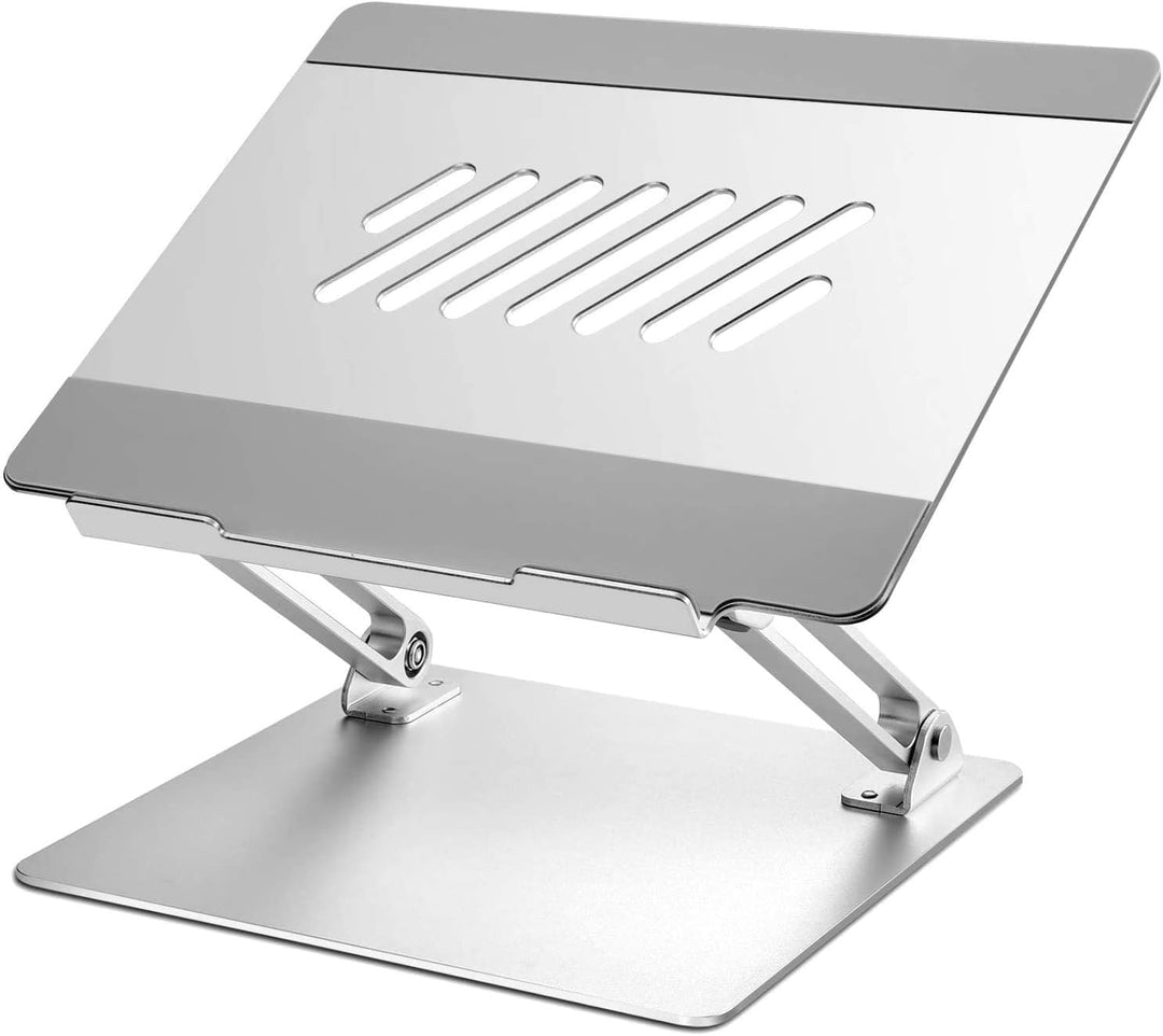 Konsol Laptopständer, Faltbarer Laptop-Riser, verstellbare Winkel, Aluminium leicht und langlebig, L