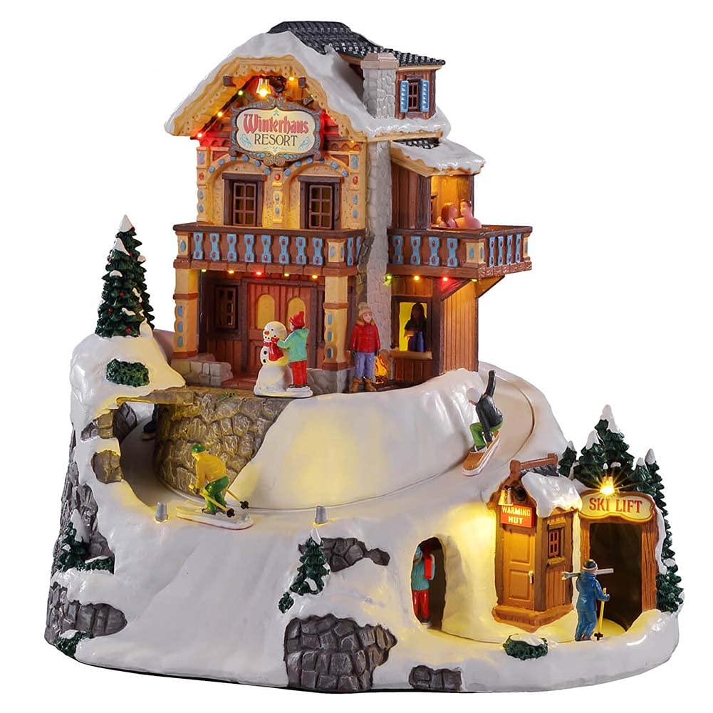 Lemax 15735-UK Vail Village Sights & Sounds: Winterhaus Resort
