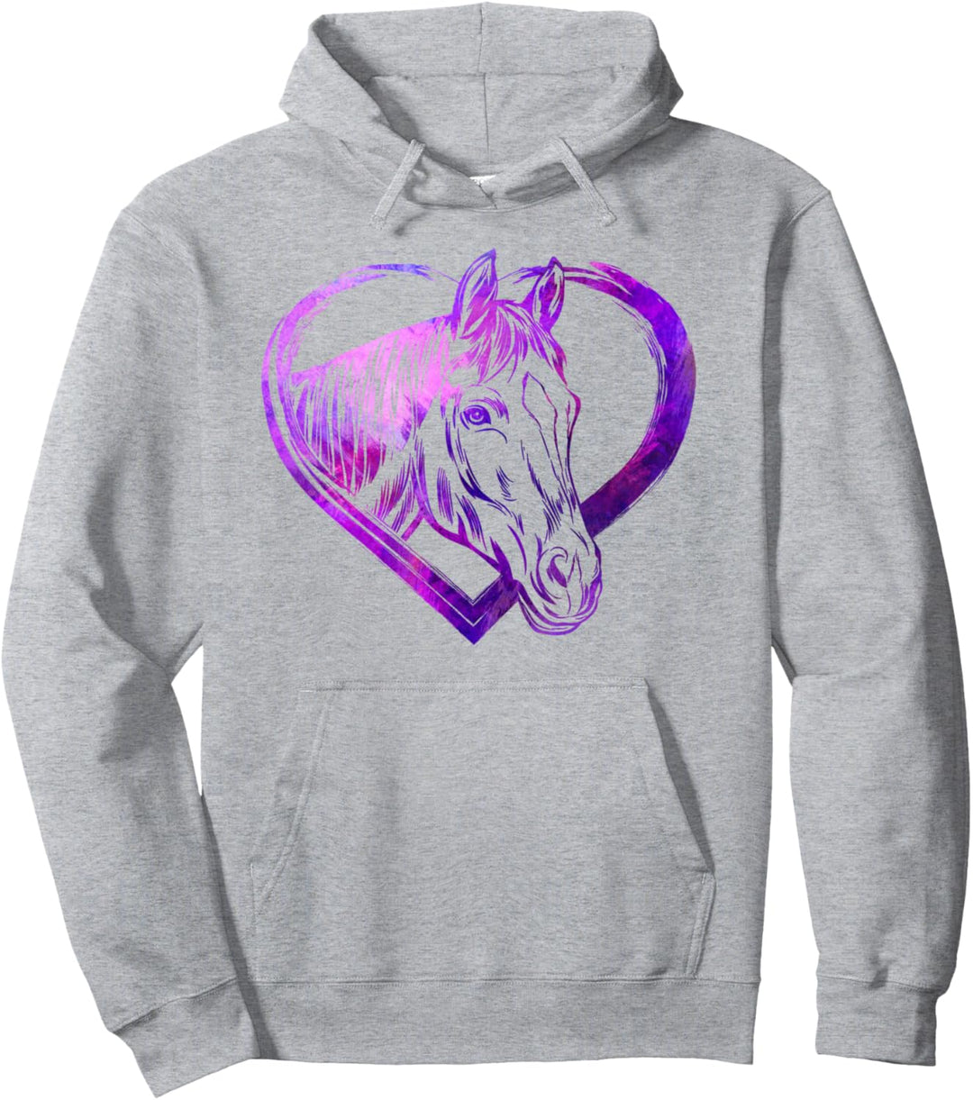 PFERDE Mädchen Damen | Reiterin Reiten PFERDE Pullover Hoodie
