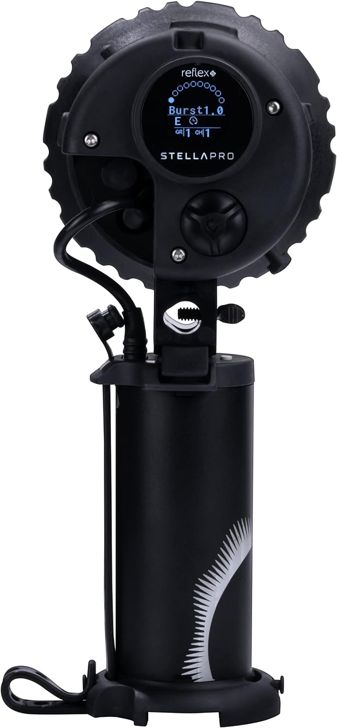 StellaPro Reflex – LED Dauerlicht und Stroboskop-Blitzlicht für Fotografie, 10 FPS, 10 FPS