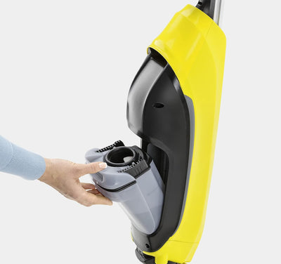 Kärcher Hartbodenreiniger FC 5 – elektrischer Bodenreiniger für 60 qm – müheloses Reinigen in einem