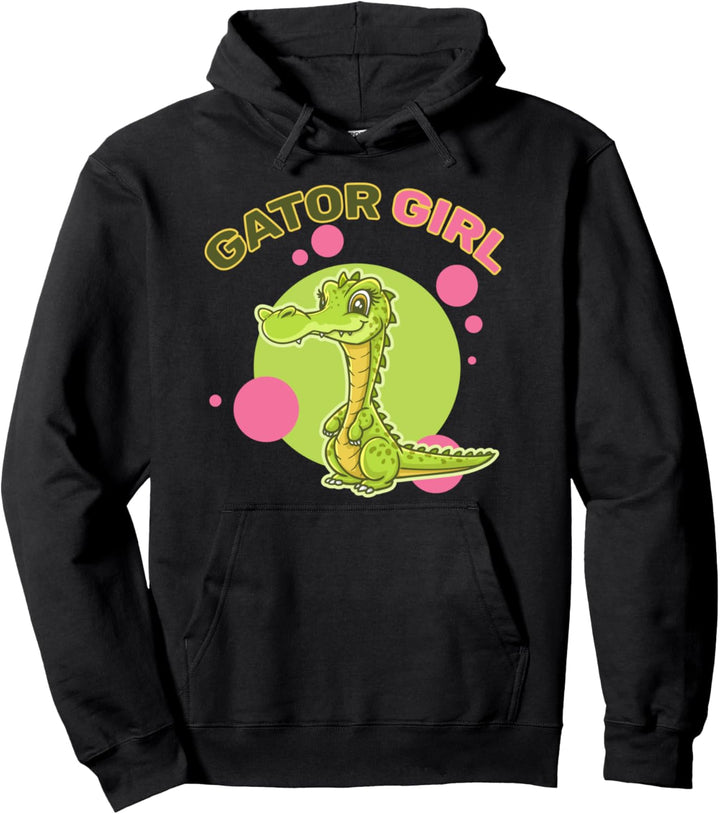 Gator Girl Lady Lake Alligator Reptilien Zoo Tiere Teiche Pullover Hoodie
