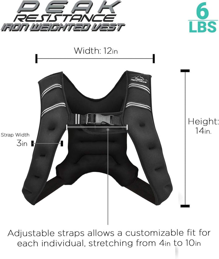 Aduro Sport Gewichtsweste, Workout-Ausrüstung, 1,8 kg/2,7 kg/5,4 kg/9,1 kg/11,3 kg/13,6 kg Körpergew