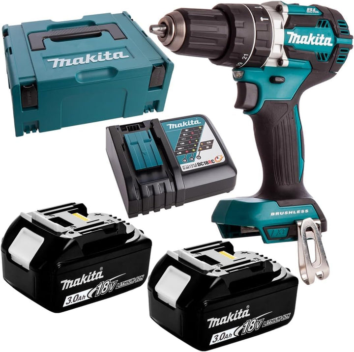 Makita Akku-Schlagbohrschrauber 18V 3Ah DHP484RFJ