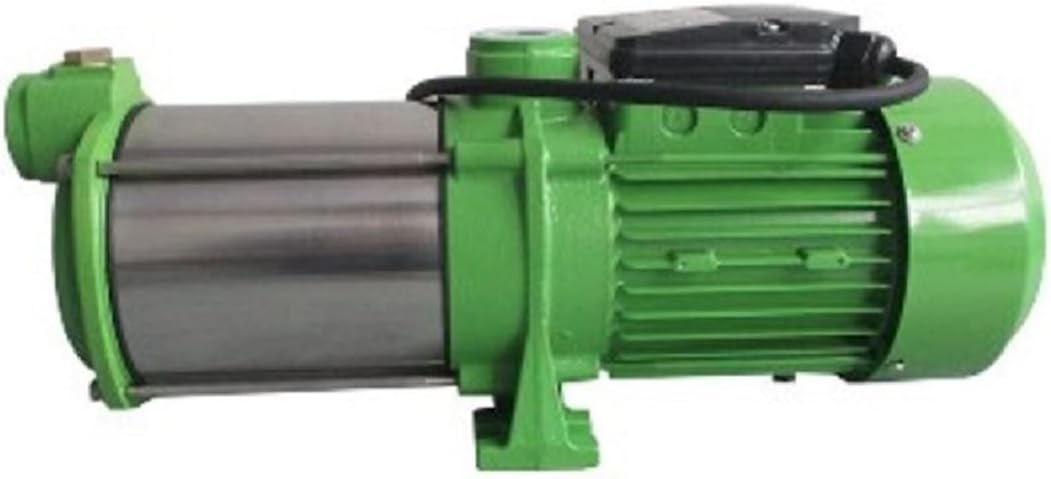 CHM GmbH® Premium Kreiselpumpe 1,5 KW Gartenpumpe aus Edelstahl 10200 L/h Starke "Förderhöhe von 65
