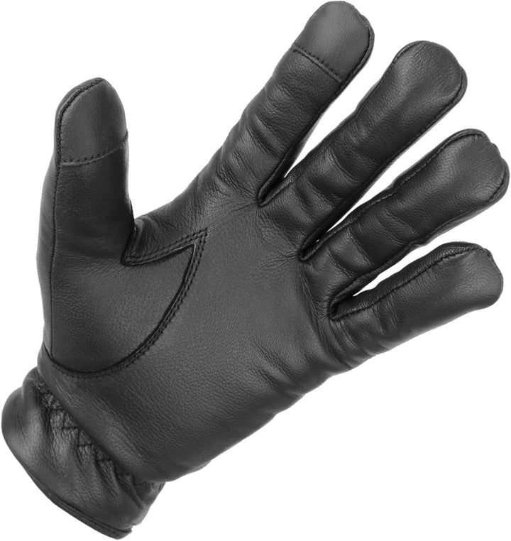 TacFirst Belfast Patrol Einsatzhandschuhe H015 warm gefüttert, 360° schnitthemmend, Echtleder Dienst
