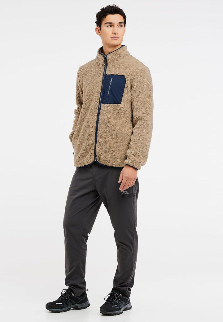 Protest Herren Oberteil Mit Durchgehendem Reissverschluss PRTTAVE XS BambooBeige, XS BambooBeige